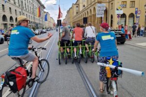 Tour de Klima in der Maximilianstraße Tour de Klima in der Maximilianstraße